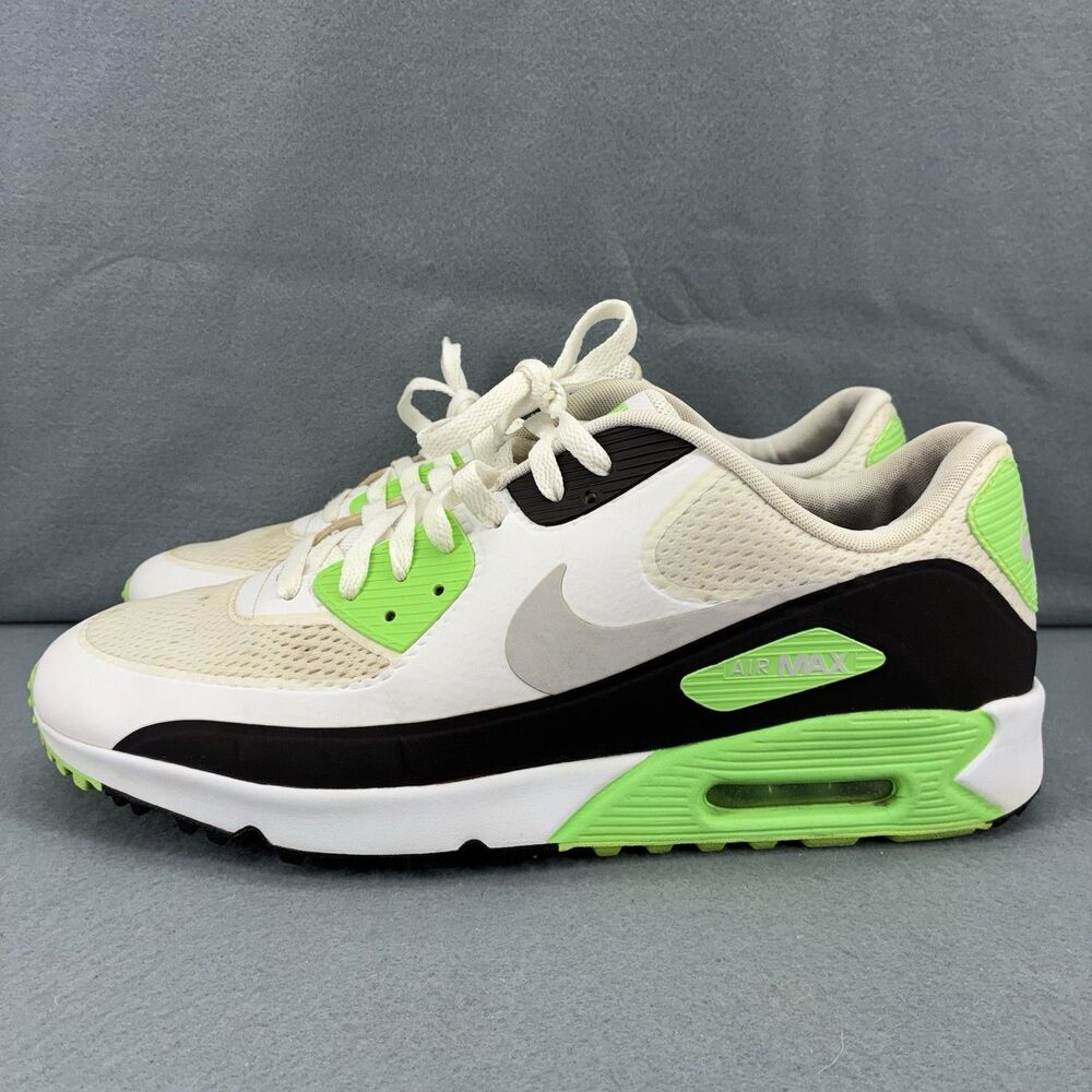 Nike Air Max 90 G Golf Flash Lime Mens Size 14 White Green CU9978-100